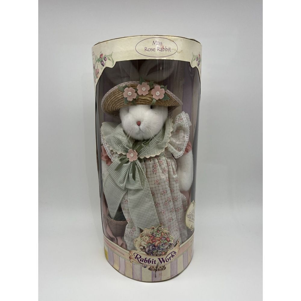Rabbit Works Miss Rose Rabbit brand‎ new collectible Vintage